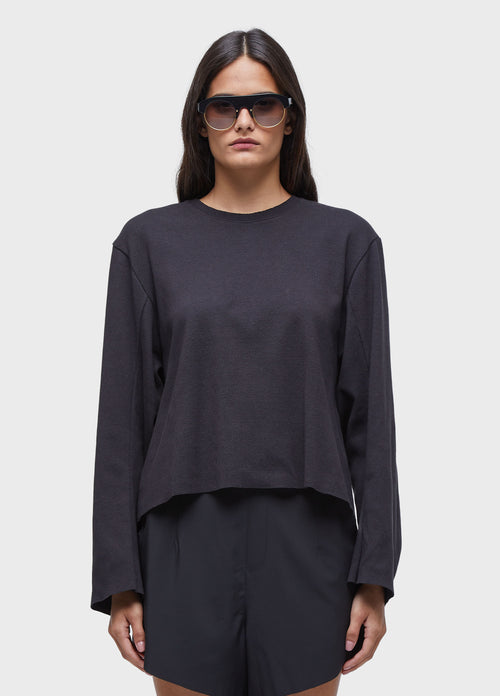 RUSTIC KNIT LONG SLEEVE TOP