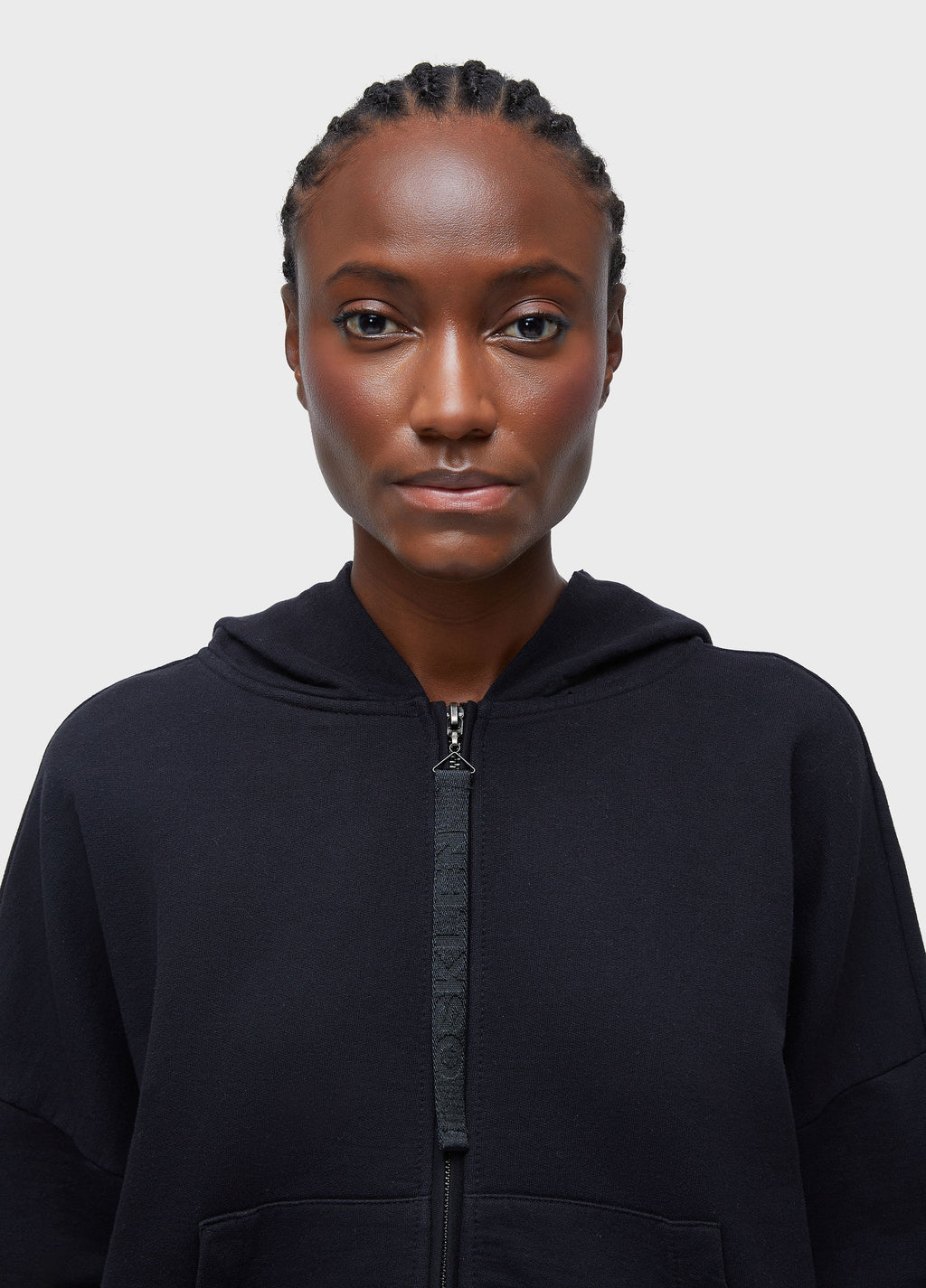 FRAYED HOODED JACKET