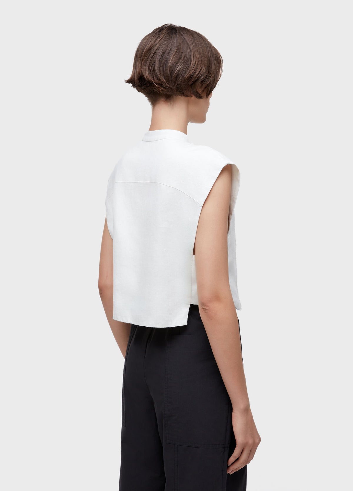 SS SMOKING BIAS BLOUSE