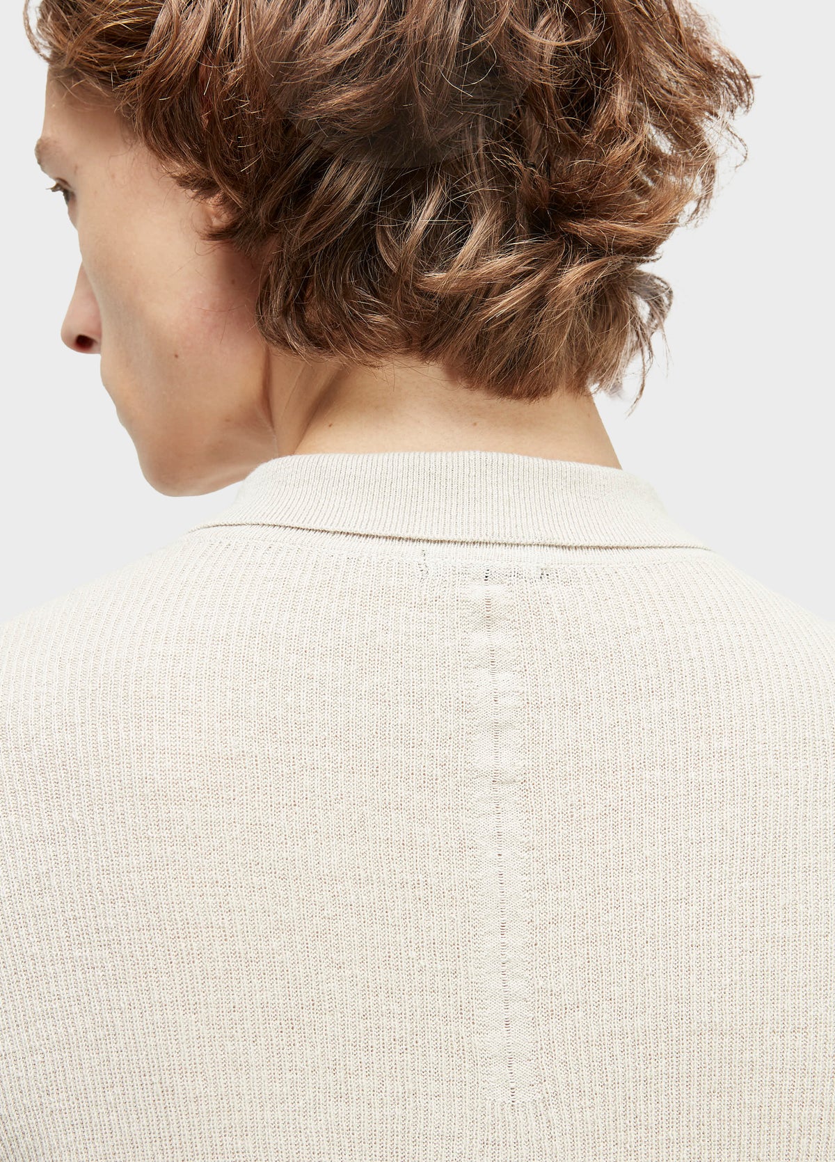 POLO TRICOT FLUID RIB