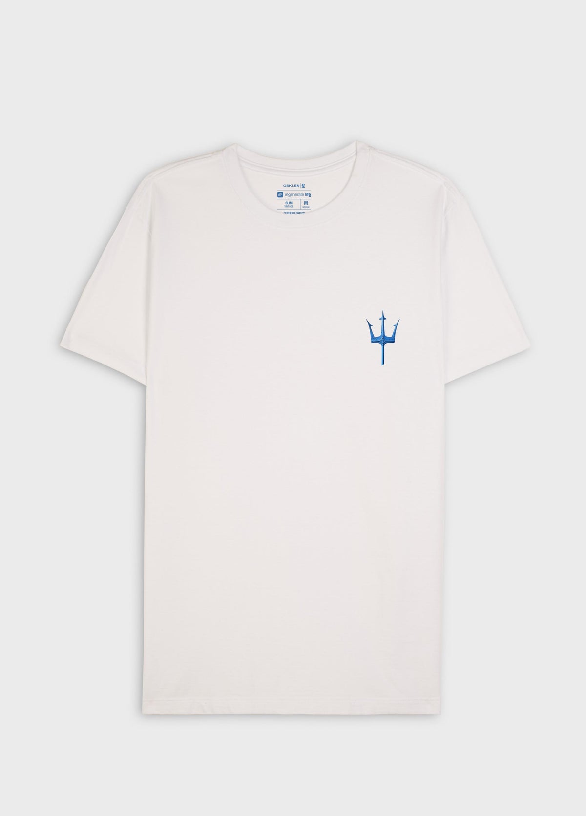 VINTAGE TRIDENT WOOD SLIM T-SHIRT