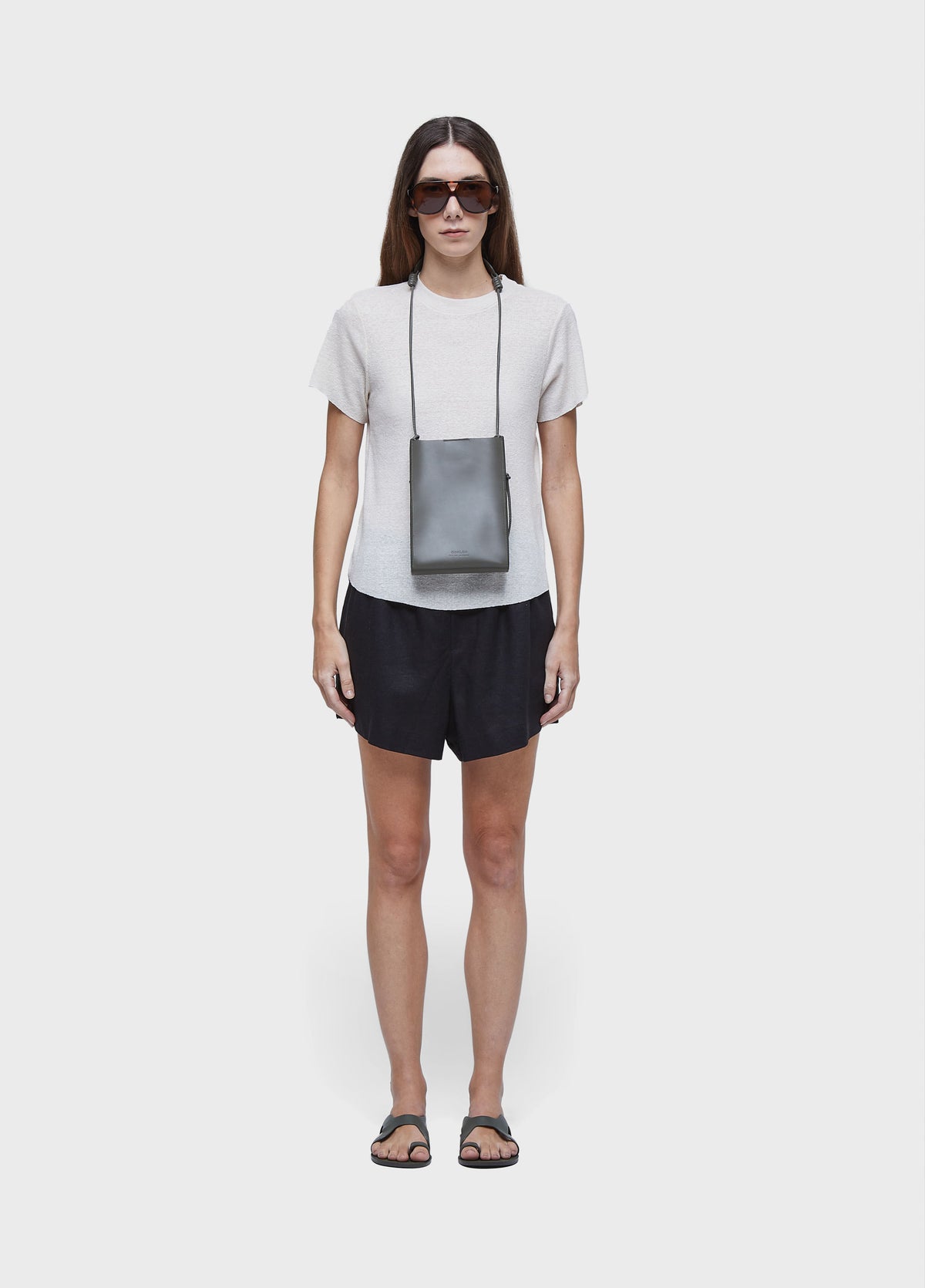 LIGHT RIBBED T-SHIRT