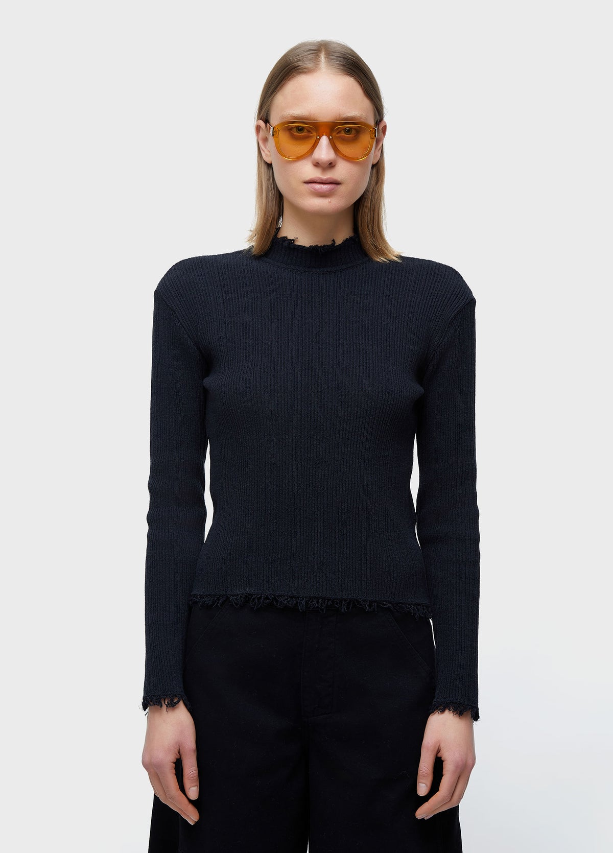 SWEATER KNIT FRAYED