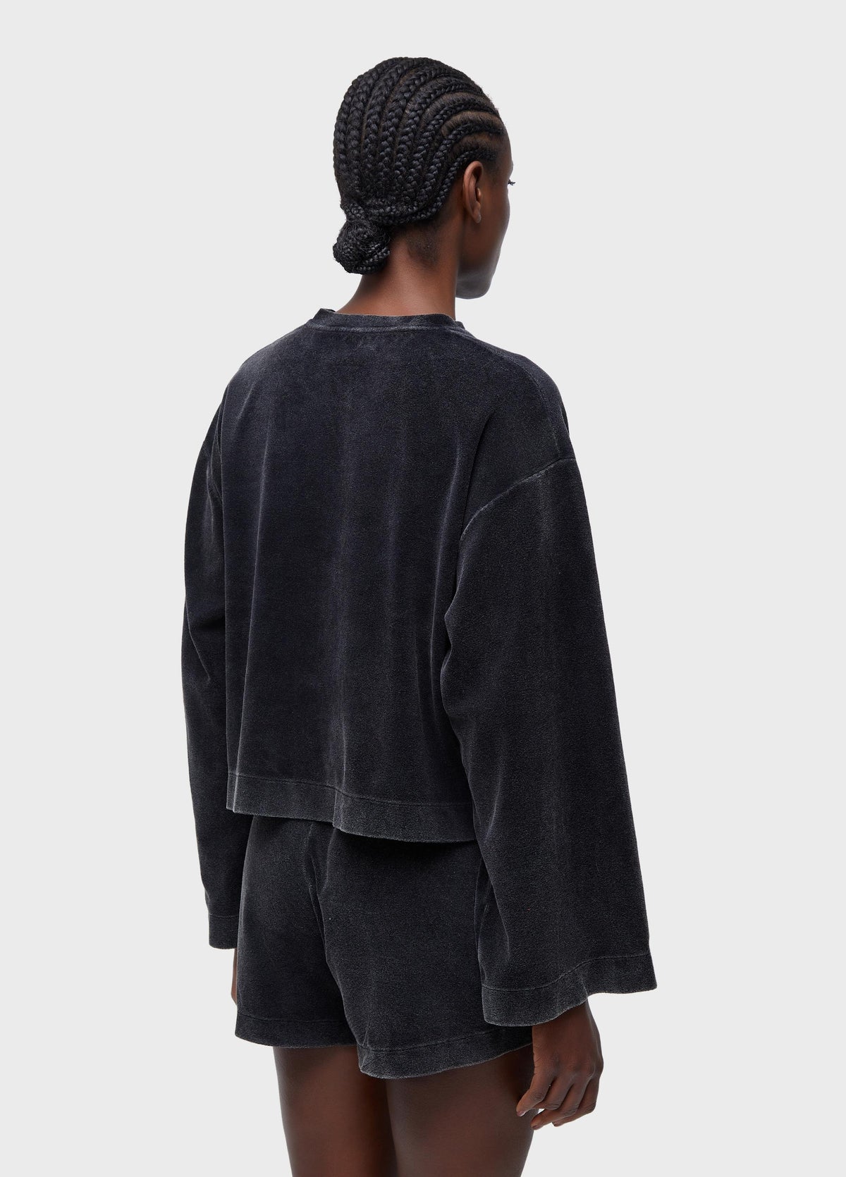 MARBLE PLUSH LONG SLEEVE TOP