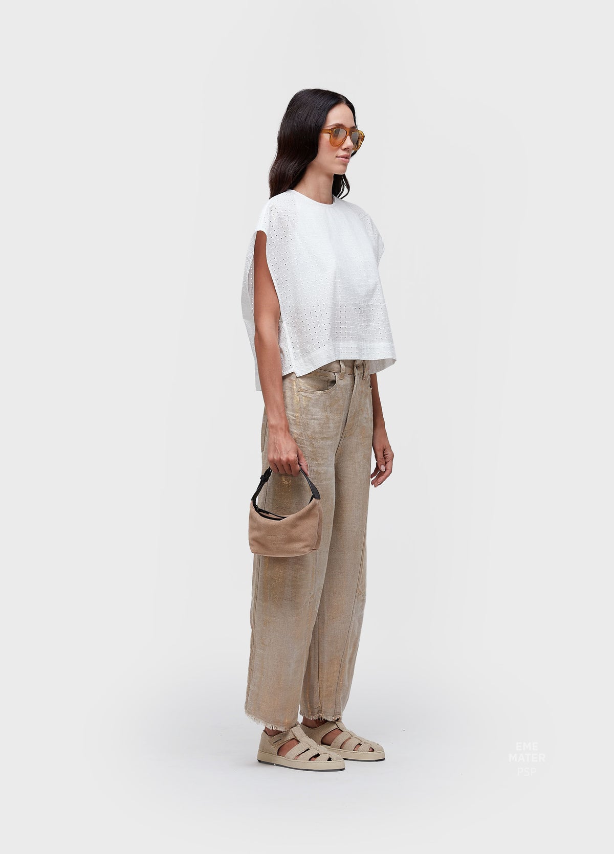 EYELET BLOUSE