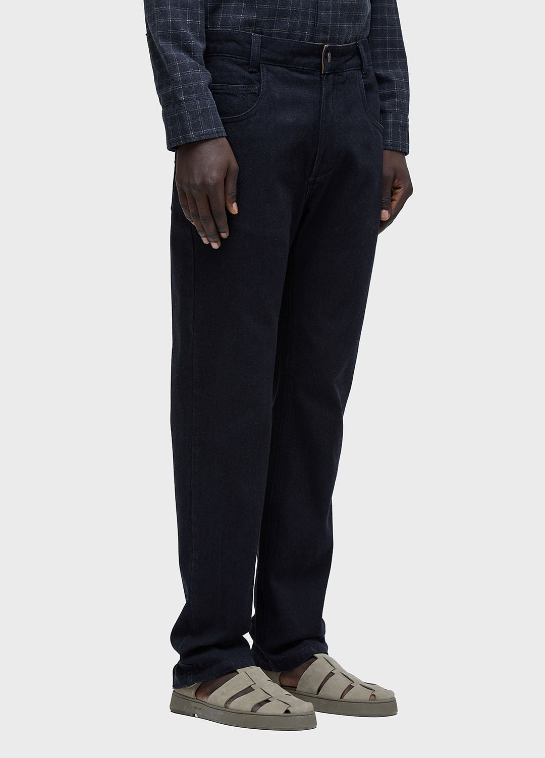 HORTO BLACK DENIM PANTS