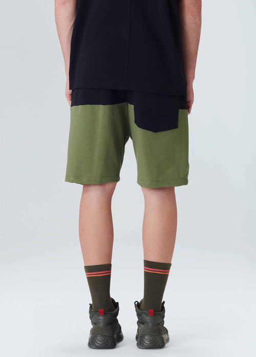 MEN'S TWO-TONE CASUAL SHORTS