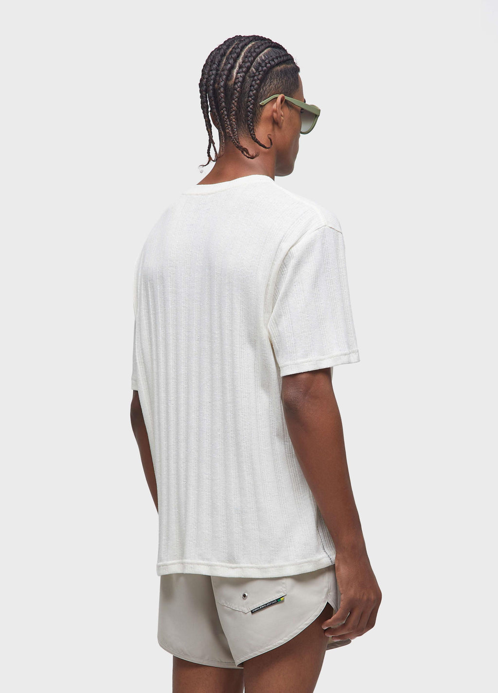 OVERSIZED RIBBED RUSTIC T-SHIRT