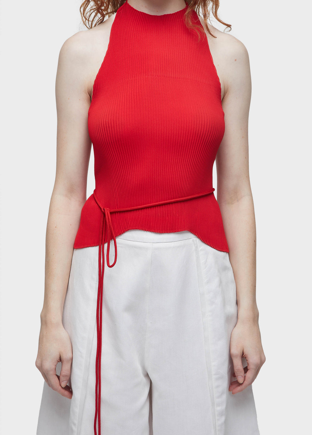 TOP PLEATED FRONT
