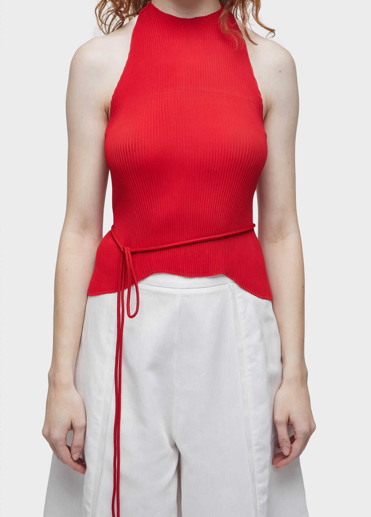 TOP PLEATED FRONT