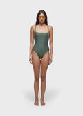 STRAIGHT SWIMSUIT WITH CROSSED BACK