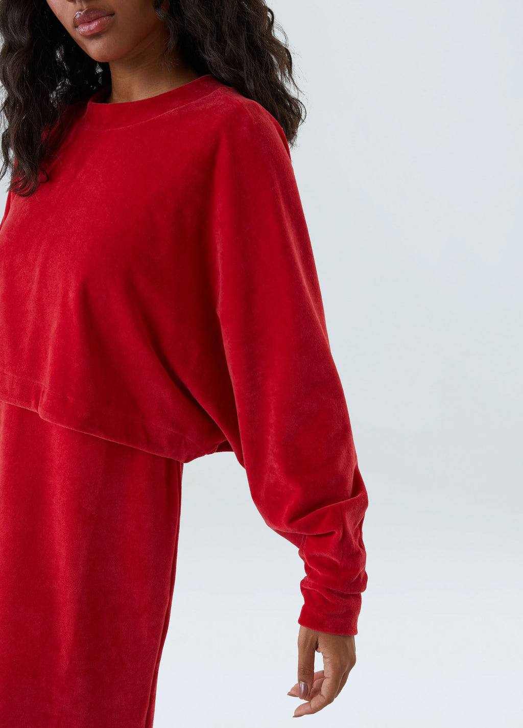 CROPPED PLUSH JACKET