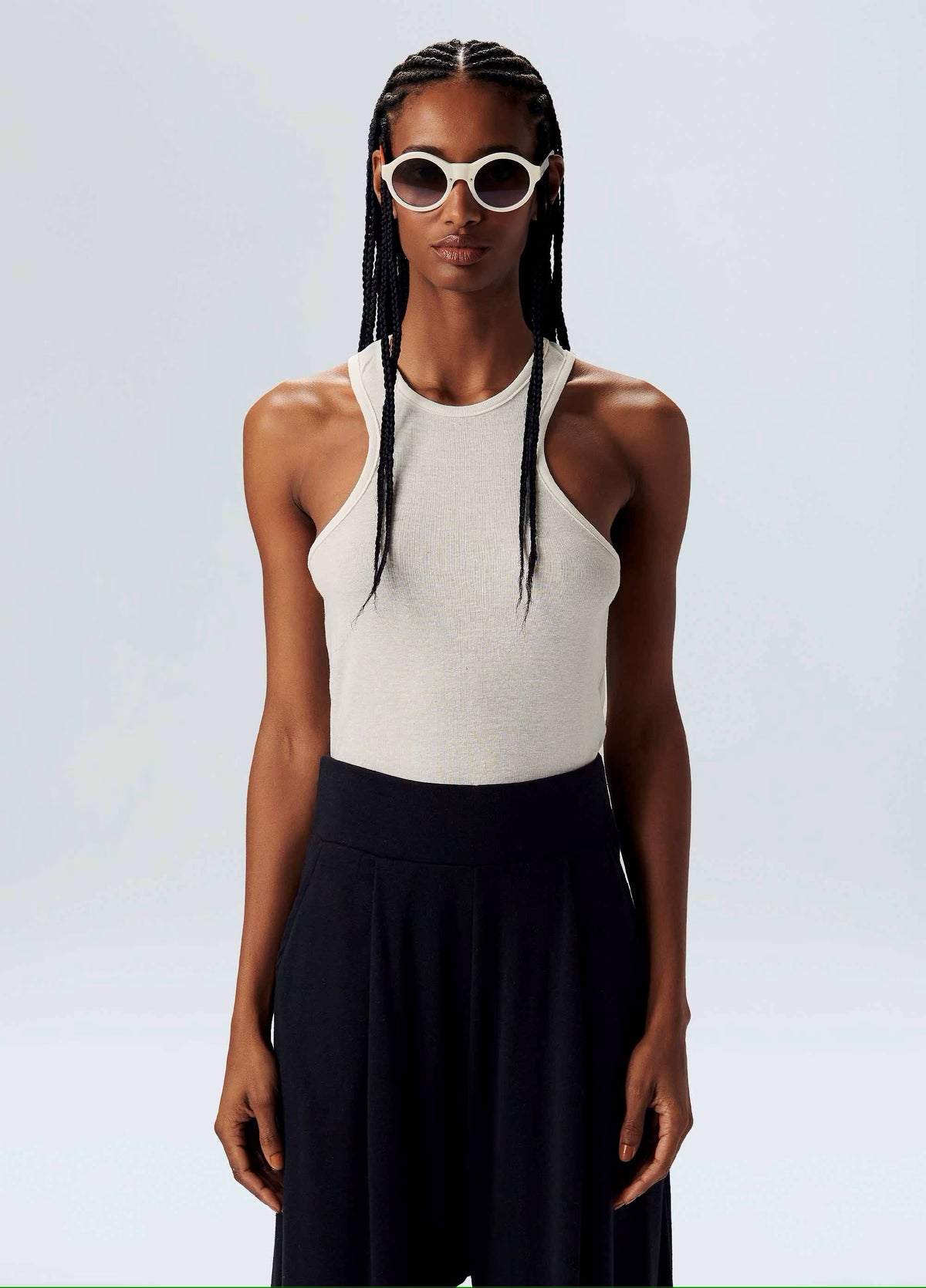 RIBBED RACERBACK TANK TOP