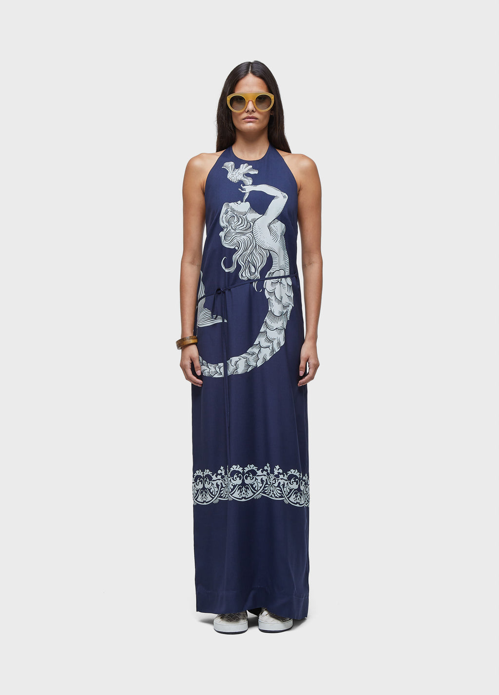 OCEAN BLUE WRAP DRESS