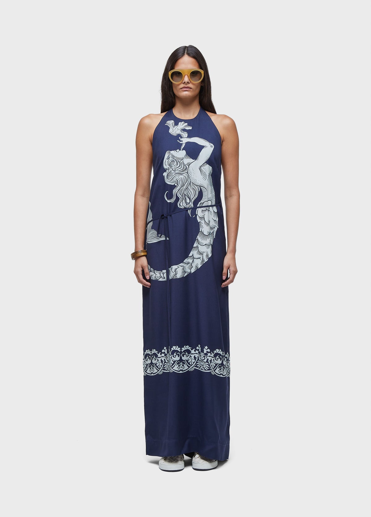 OCEAN BLUE WRAP DRESS