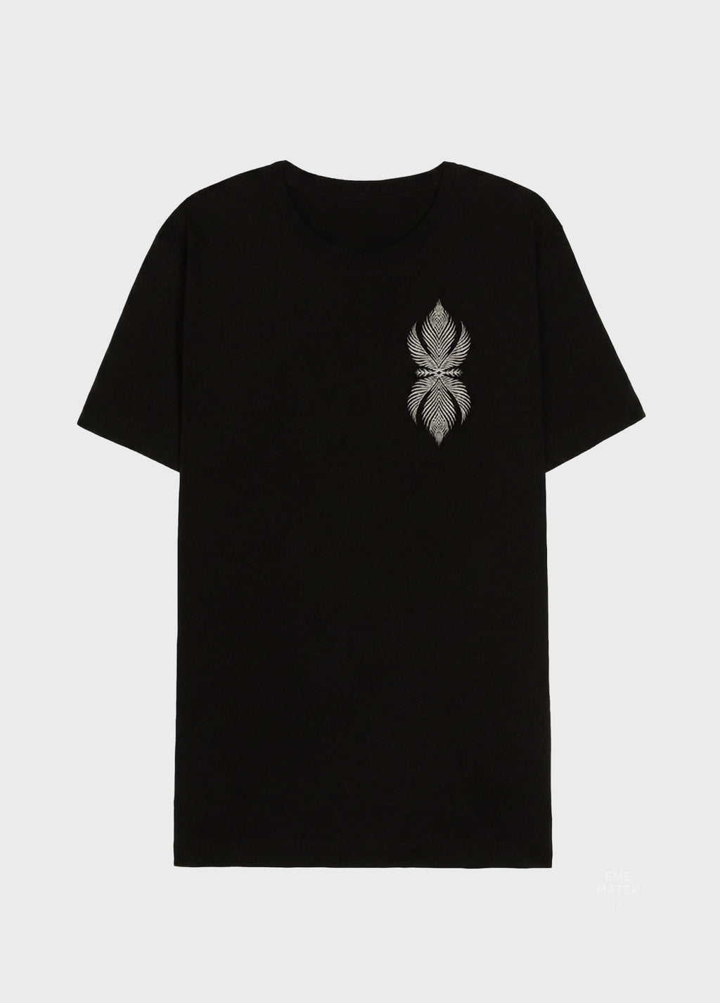 T-Shirt Slim Vintage Leaf Preto – Osklen – foto 1