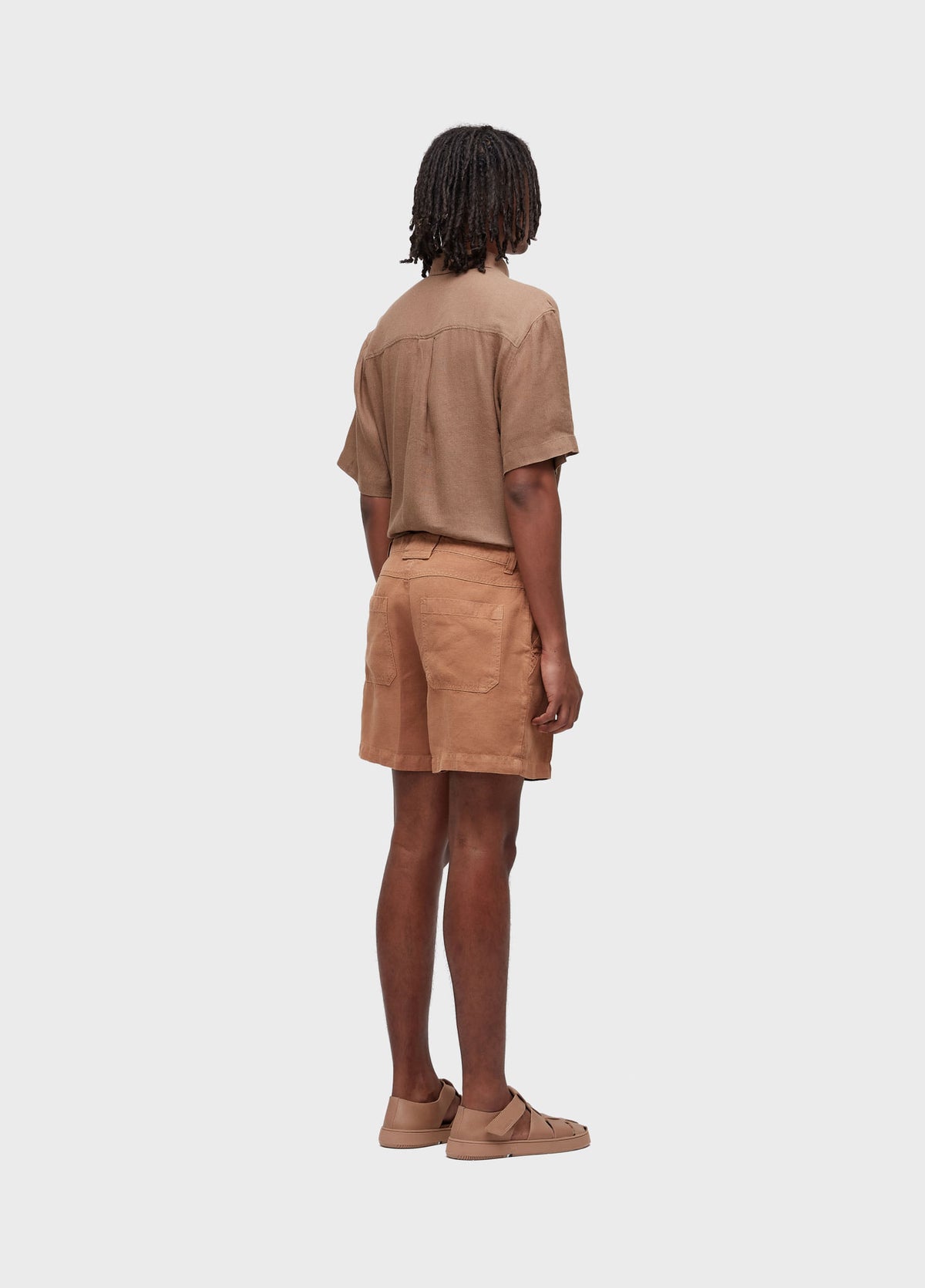 TAILORED FLOW LINEN SHORTS
