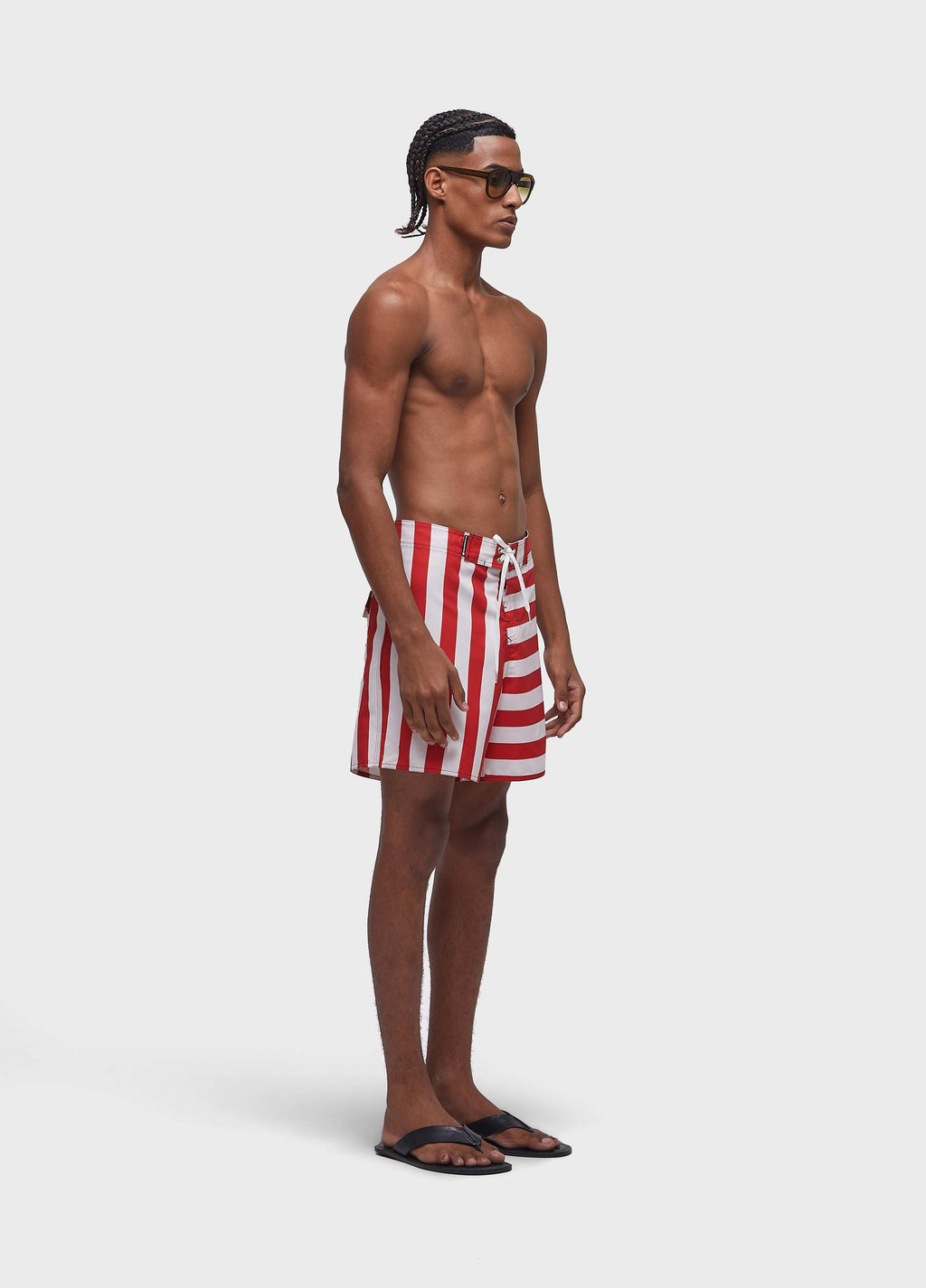 Bermuda Surf Grécia Off-White/Vermelho – Osklen – foto 5