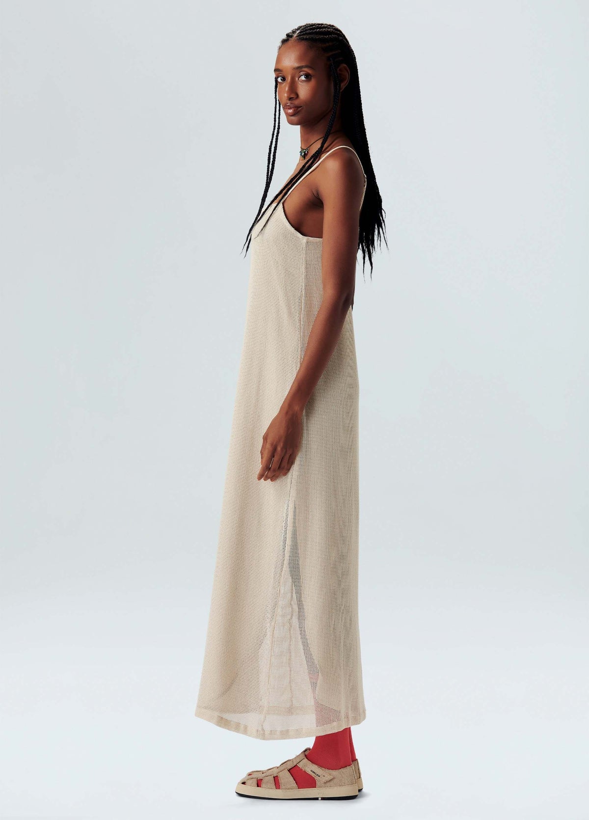 MESH LONG DRESS
