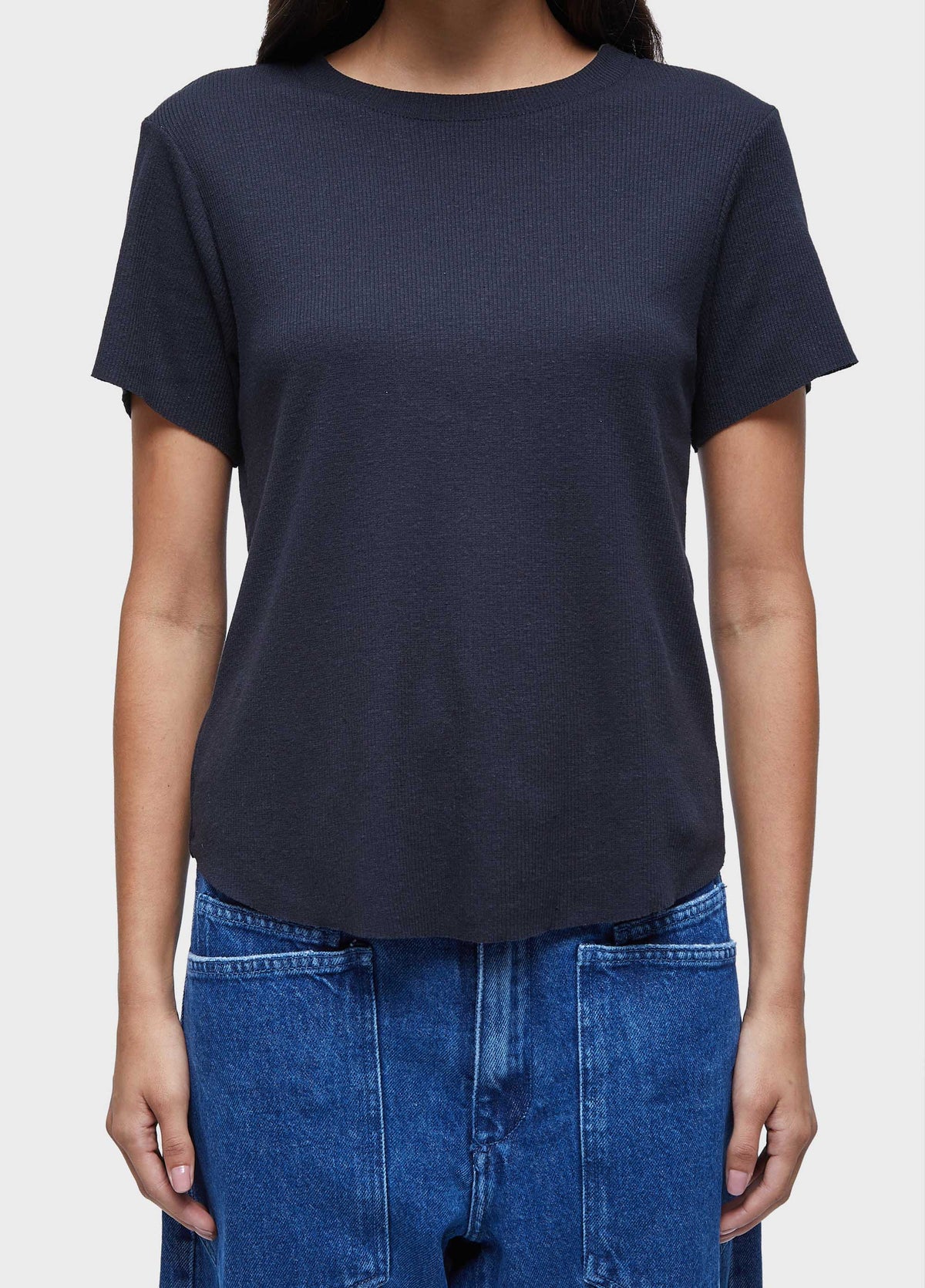 RIBBED LIGHT T-SHIRT