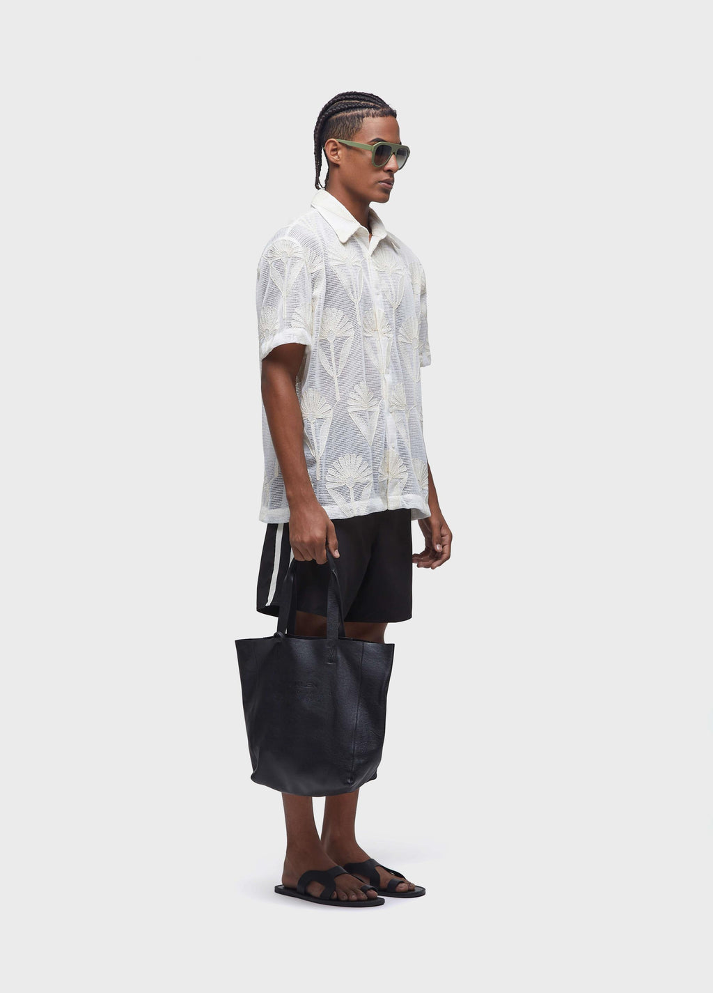 SHORT SLEEVE CANVAS SHIRT