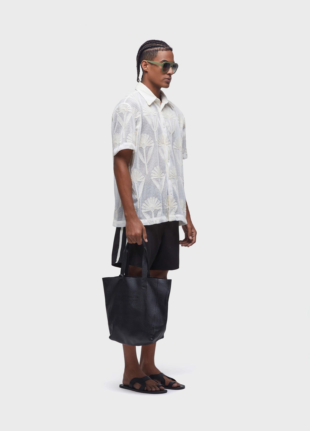 SHORT SLEEVE CANVAS SHIRT