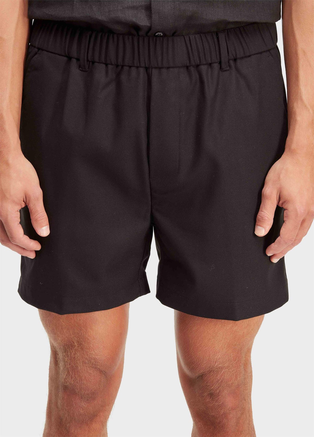 TAILORED KNIT SHORTS