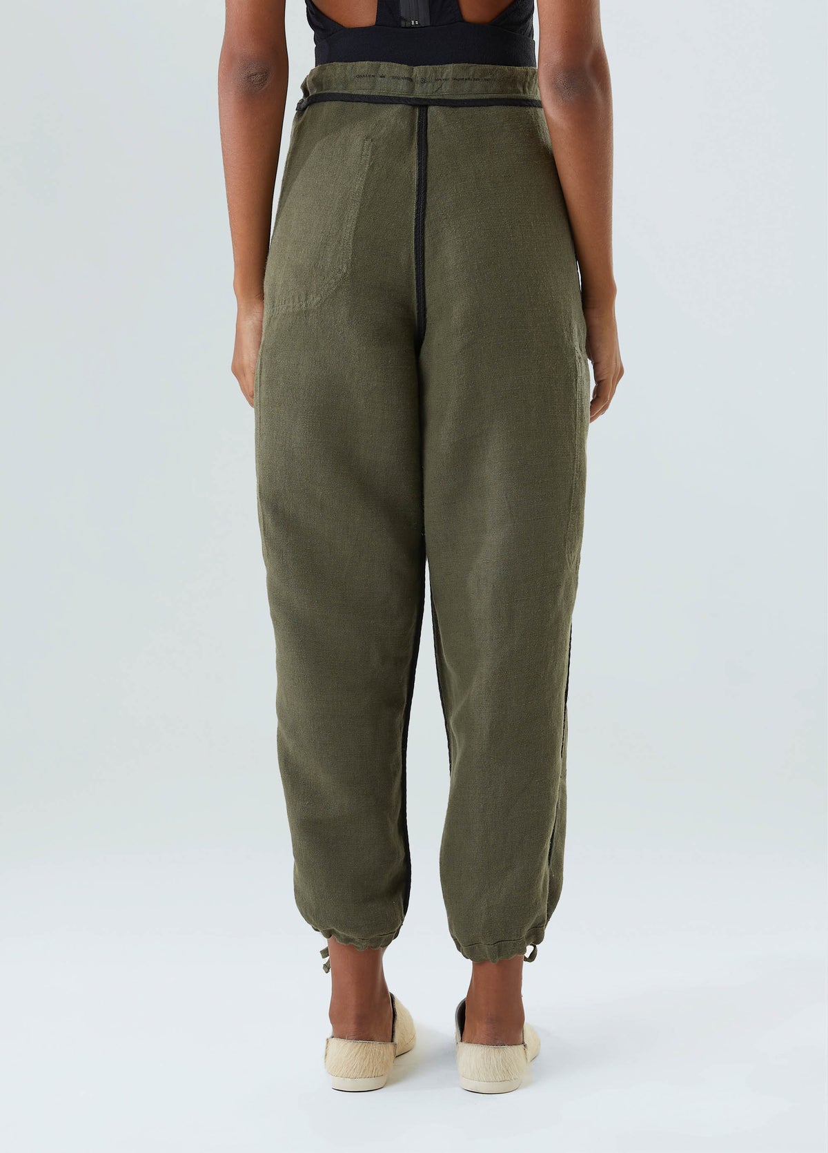 DOUBLE-FACED POCKET TROUSERS