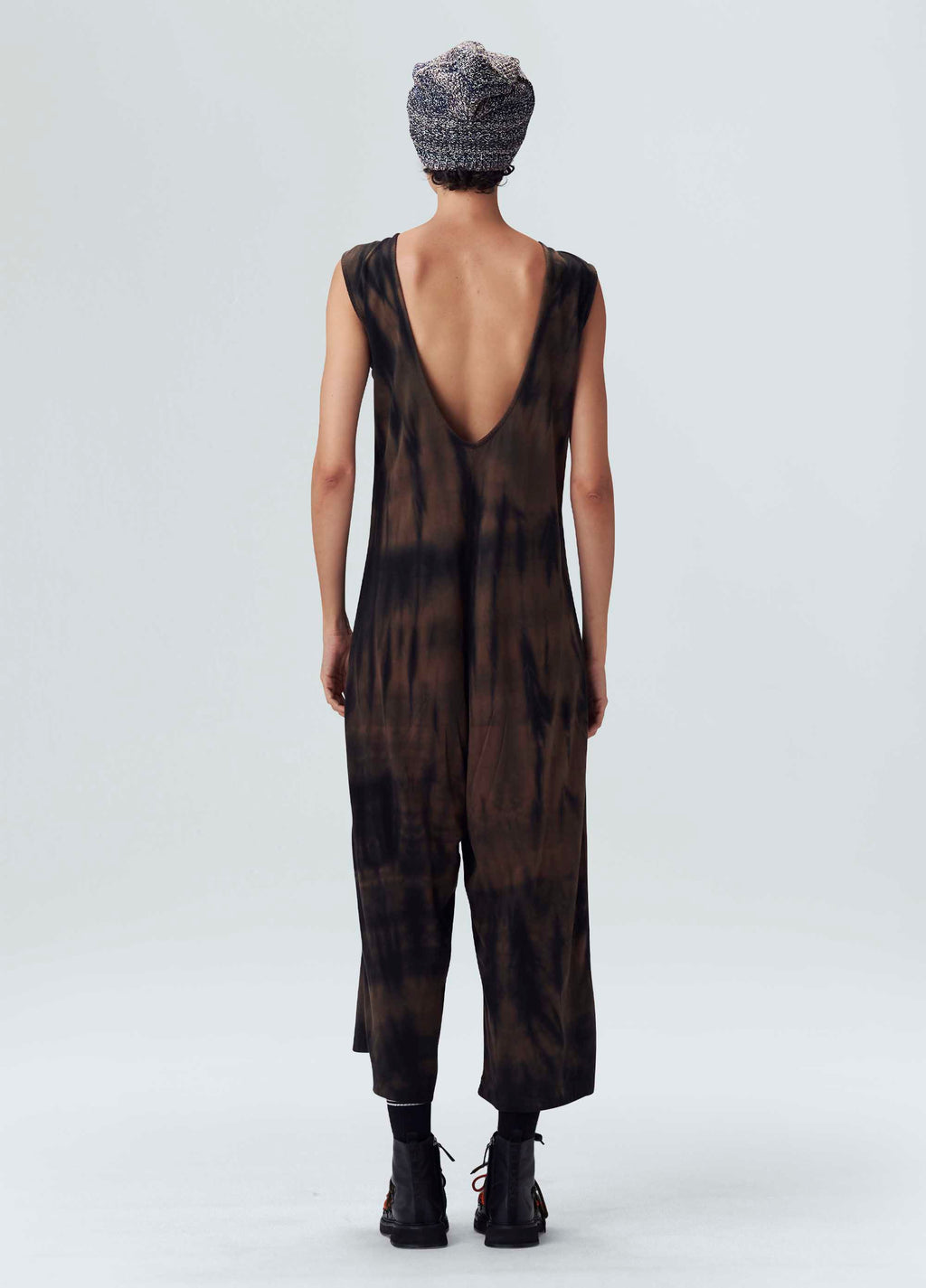 OCHRE TIE DYE JUMPSUIT