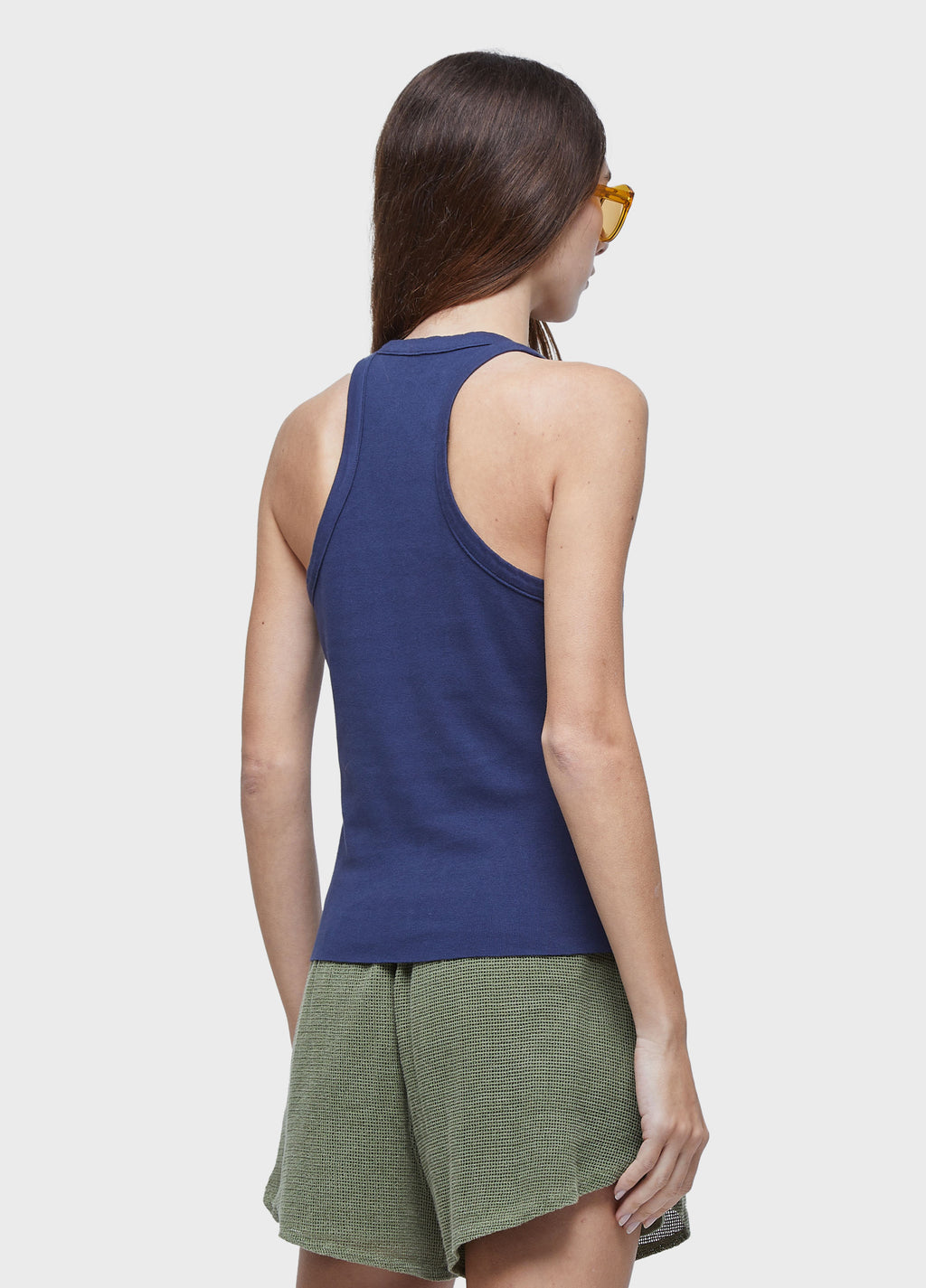 NAVY FIT TANK TOP