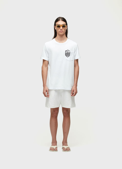 TEXTURED TOWELING SHORTS