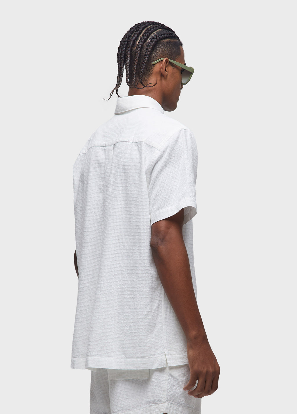 COTTON WEAVE SS SHIRT