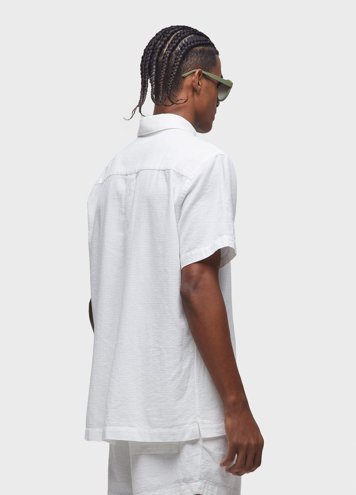 COTTON WEAVE SS SHIRT