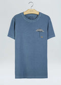 T-Shirt Stone Guarda Sol Azul Indigo – Osklen – foto 1
