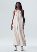 RAGLAN LINEN JUMPSUIT