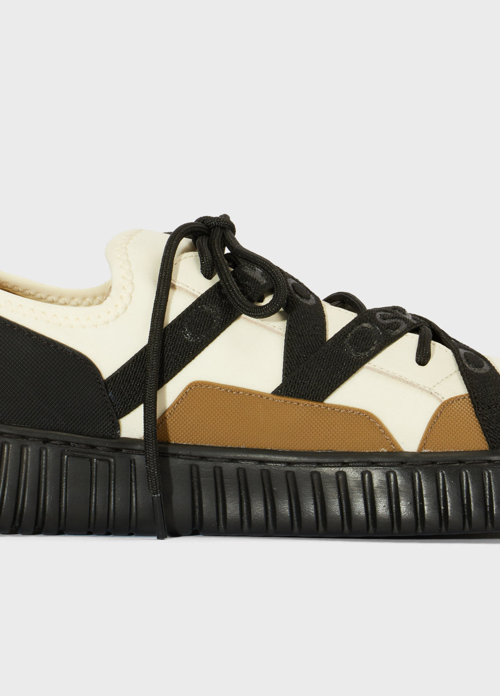 ARPX OVERLAP BLACK SOLE SNEAKERS M