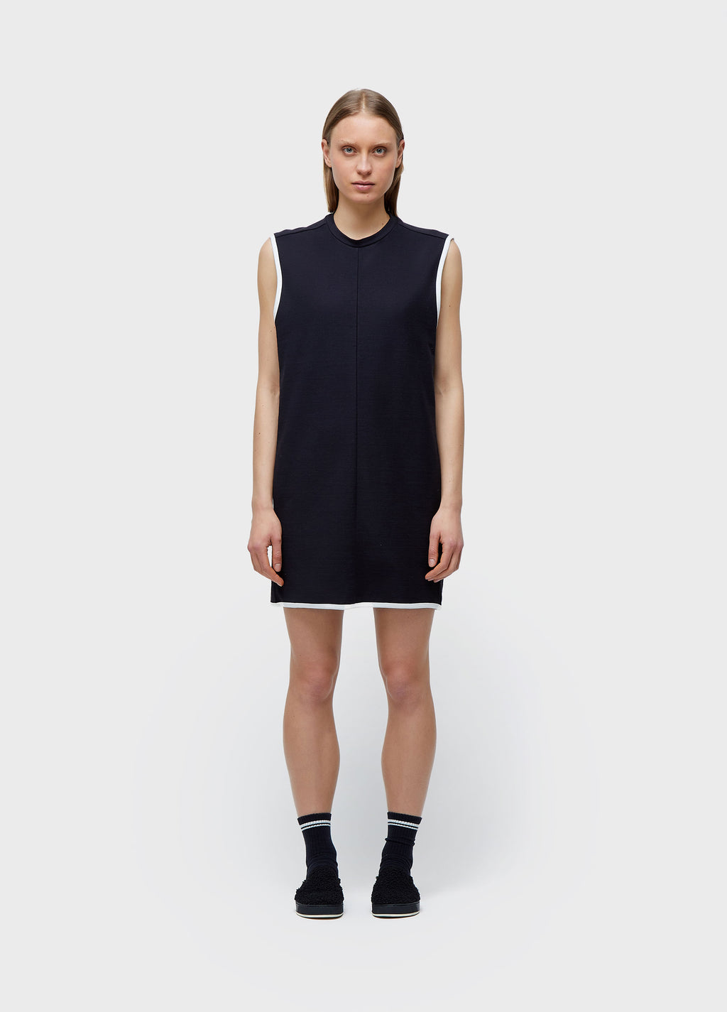 OUTLINE DOUBLE SWEATSHIRT DRESS
