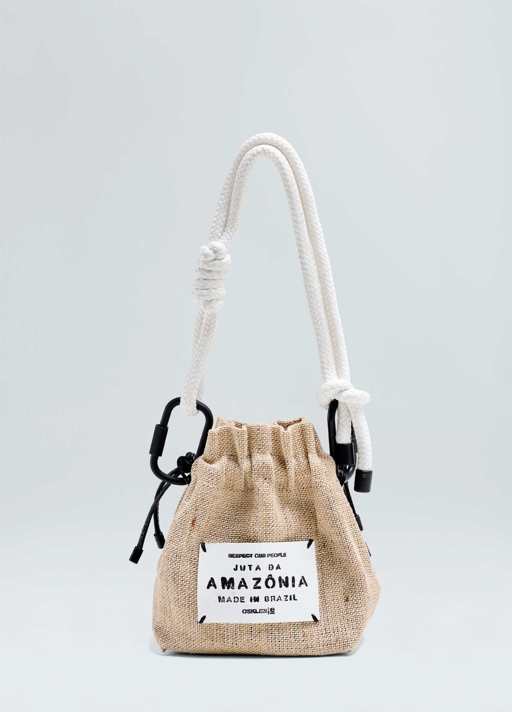 SMALL JUTE DRAWSTRING BAG