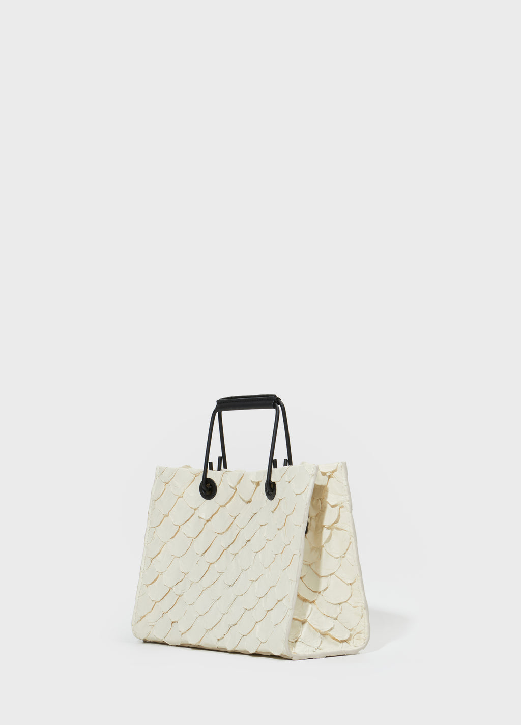 Bolsa Pirarucu Katu Small Off-White/Preto – Osklen – foto 3