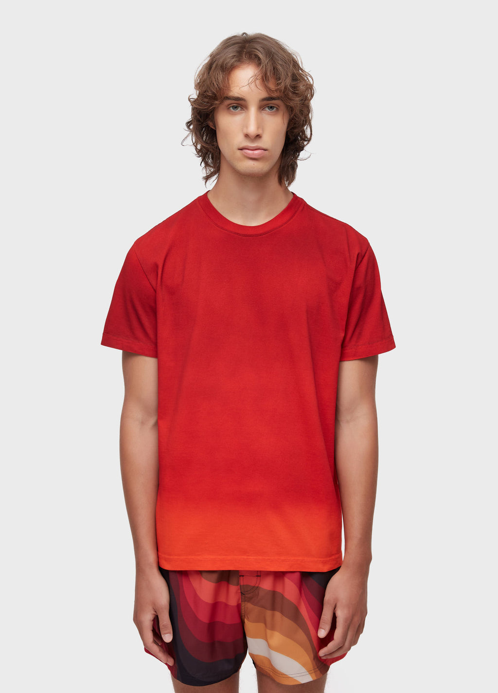 DIP DYE SOFT SHORT SLEEVE T-SHIRT