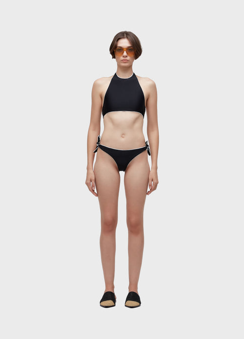 FRILL HALTER BIKINI