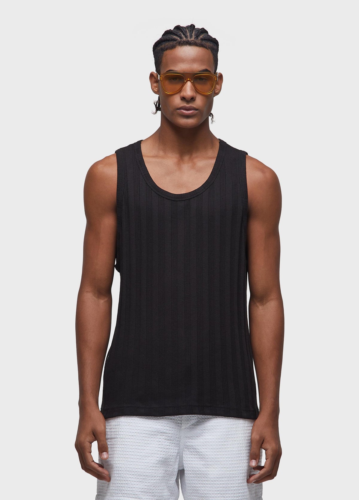 RIBBED RUSTIC TANK TOP