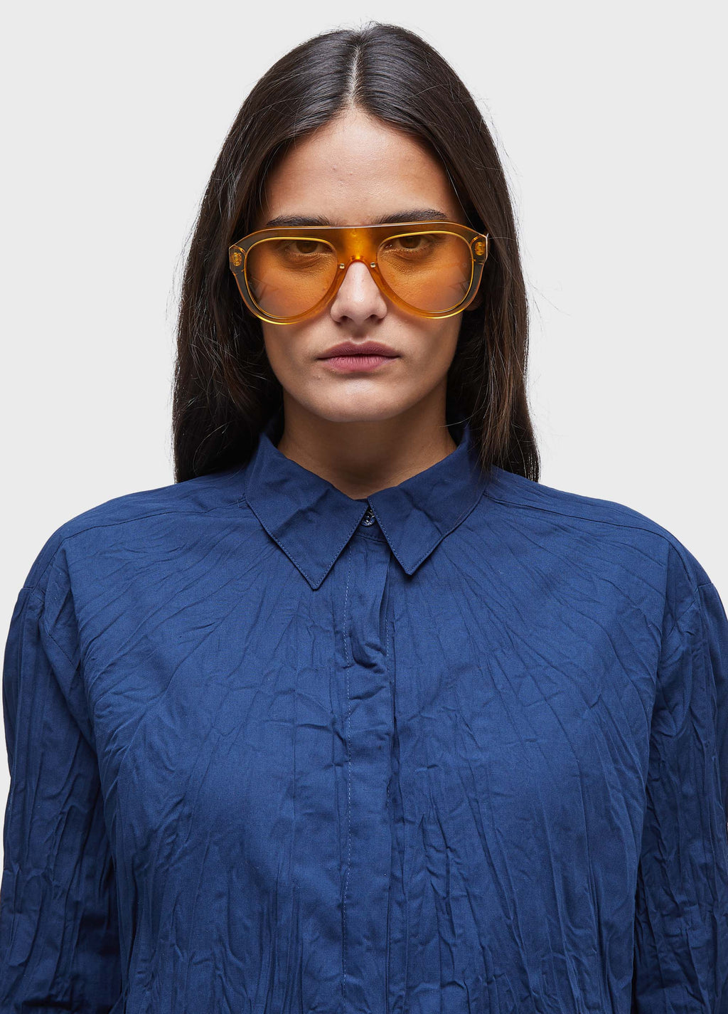 SHIRT LS TRICOLINE WRINKLED