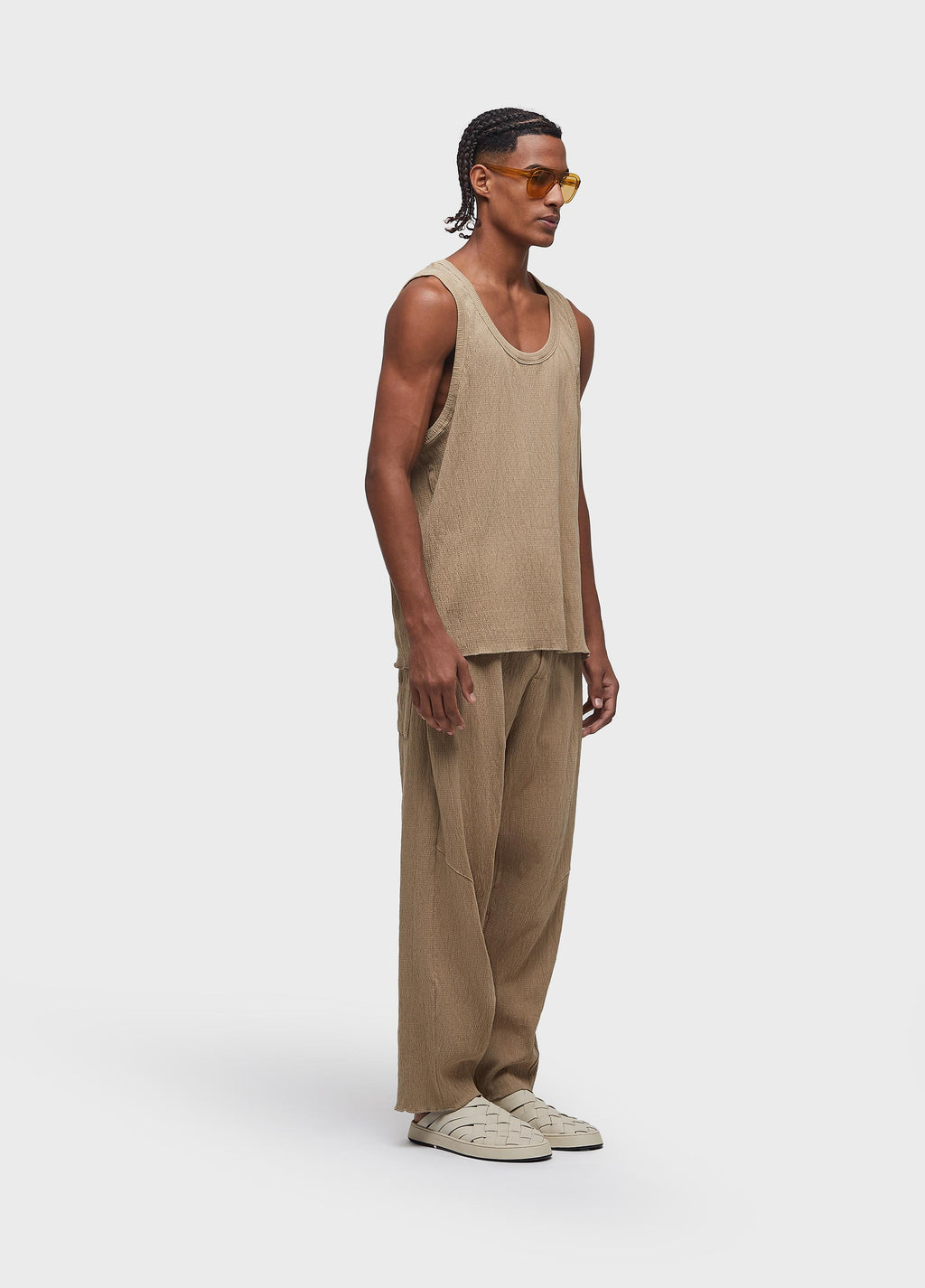 NEW WRINKLED YOKE TANK TOP