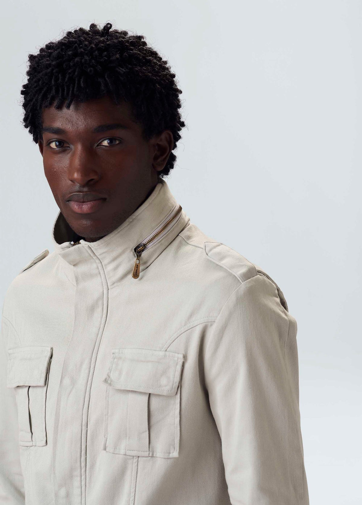 HIGH COLLAR POCKET PARKA