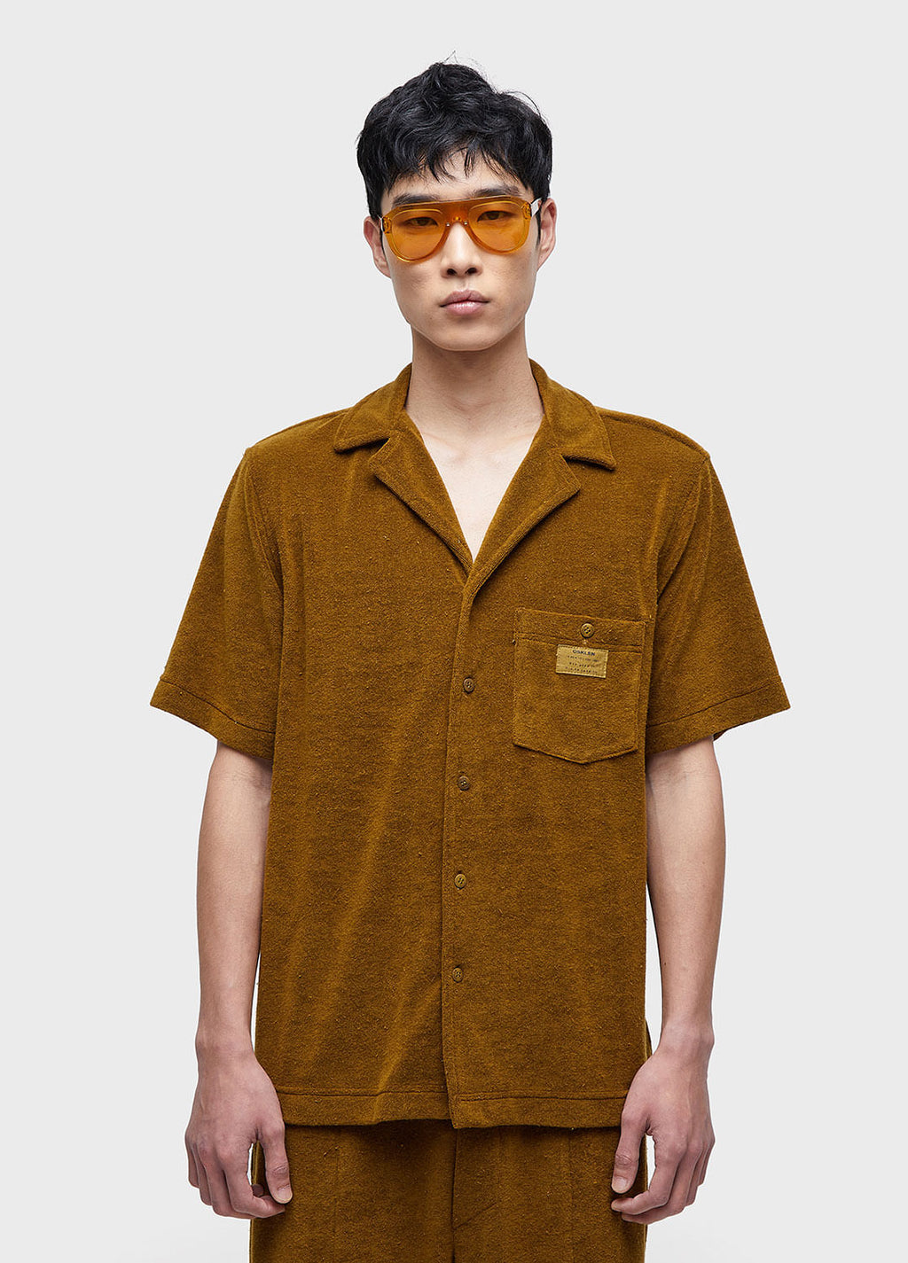 TERRYCLOTH SHORT SLEEVE SHIRT