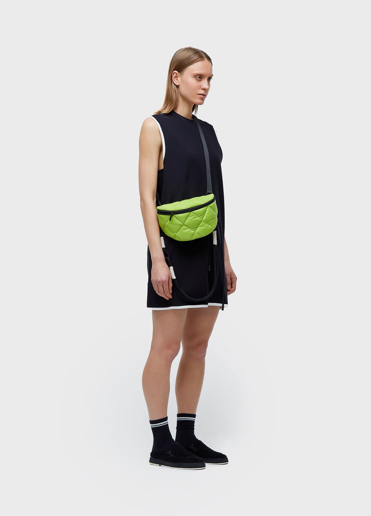 OUTLINE DOUBLE SWEATSHIRT DRESS