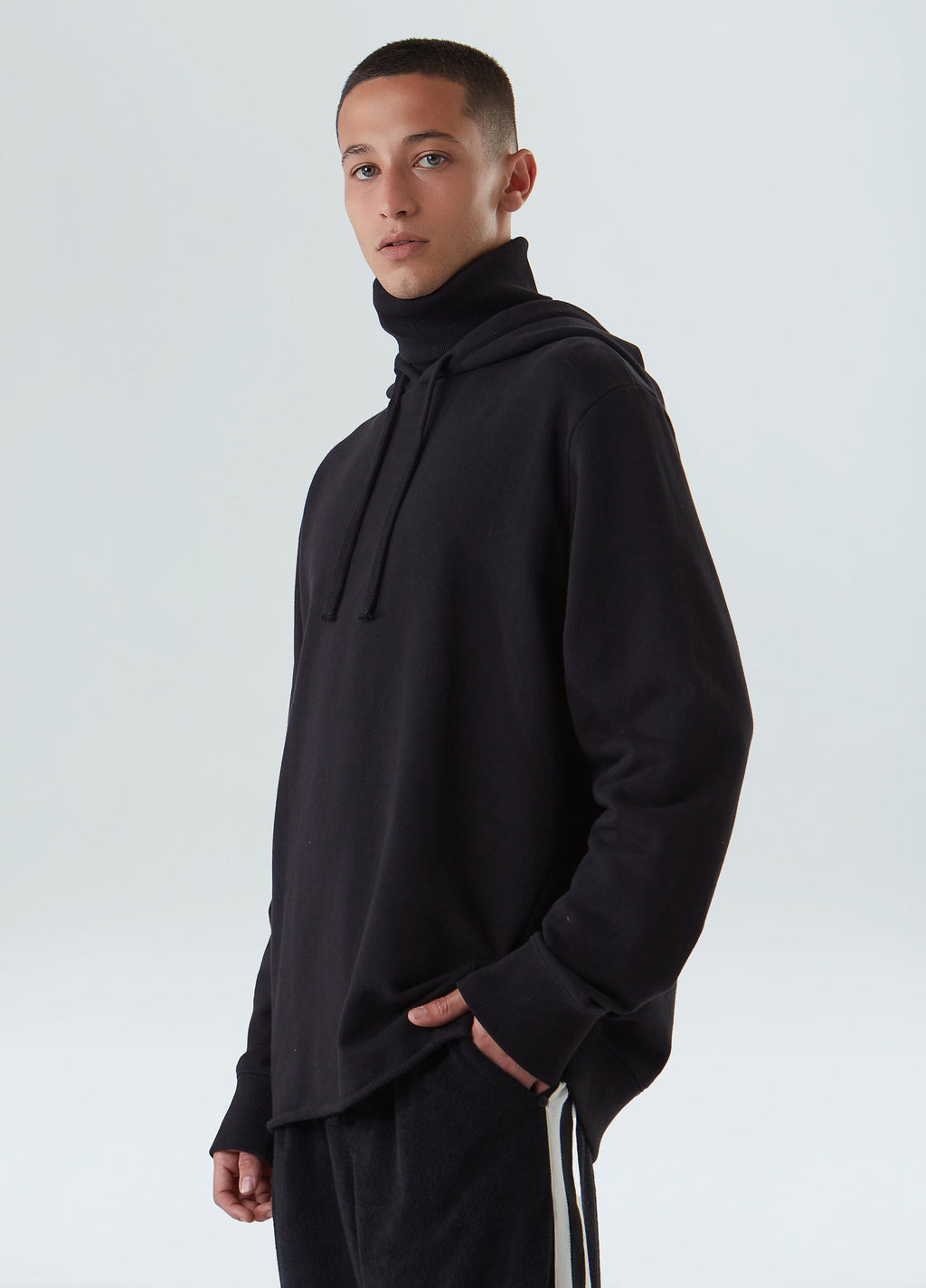 SOLID HIGH NECK SWEATSHIRT ACTUAL