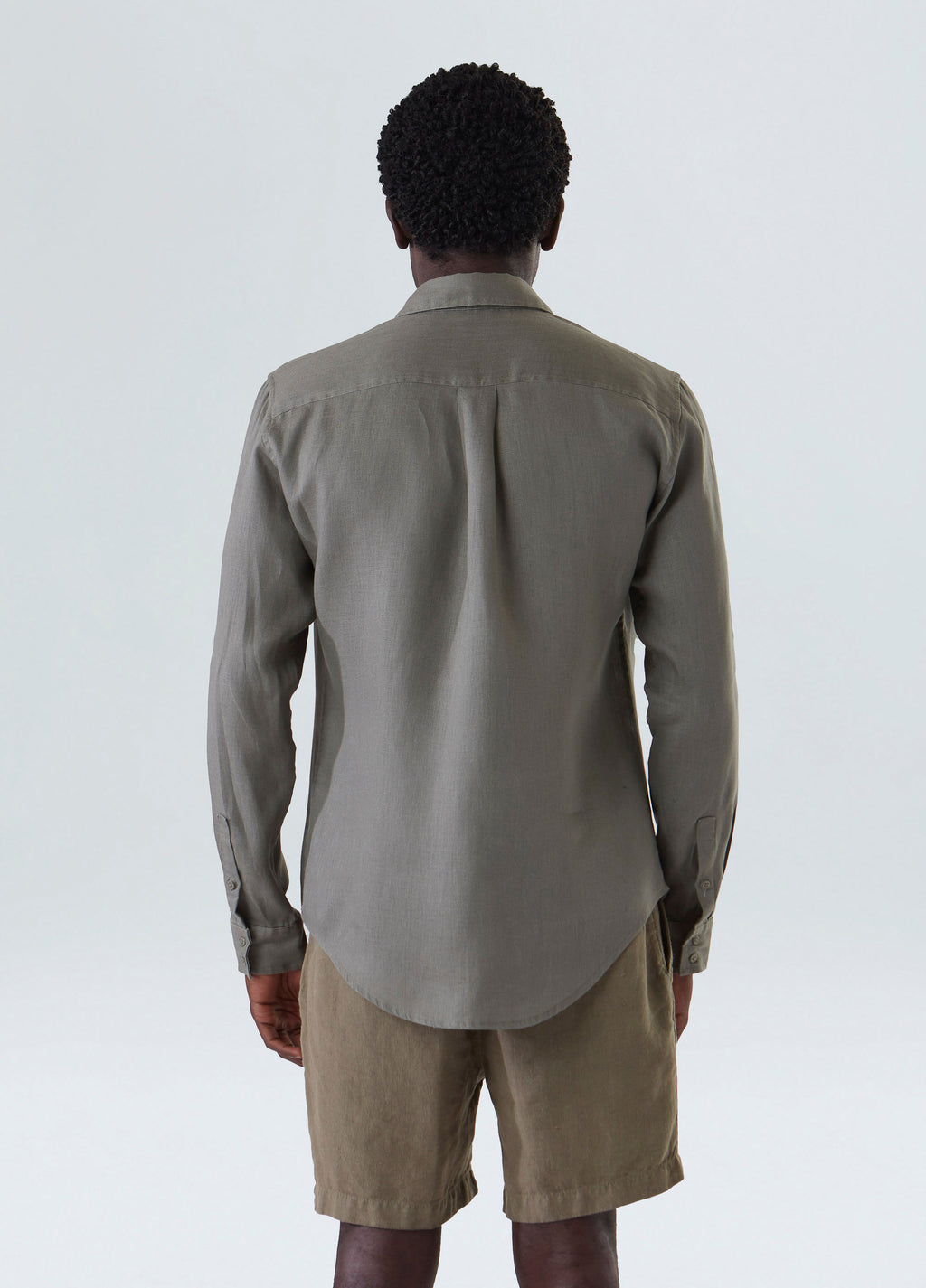 Camisa Classic Linen ML Verde Frio – Osklen – foto 4