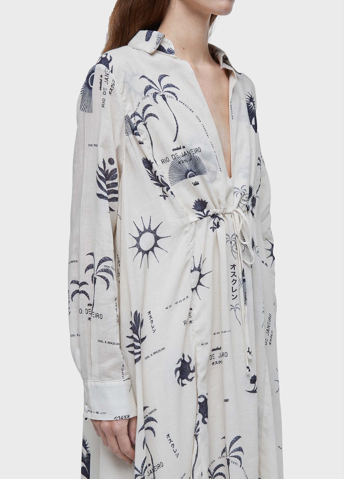 RIO DAY LONG SHIRT DRESS